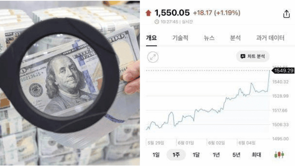 산업계 초고환율 위기