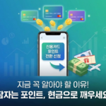신용카드 포인트 전환 신청